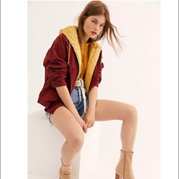 Free People Jackets & Blazers - NWT Free People Two-Fer Military Bomber Jacket